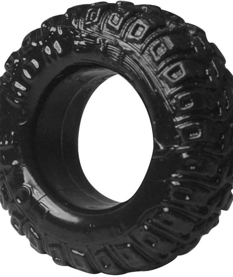 Tire Tread Silicone Ring (Black)