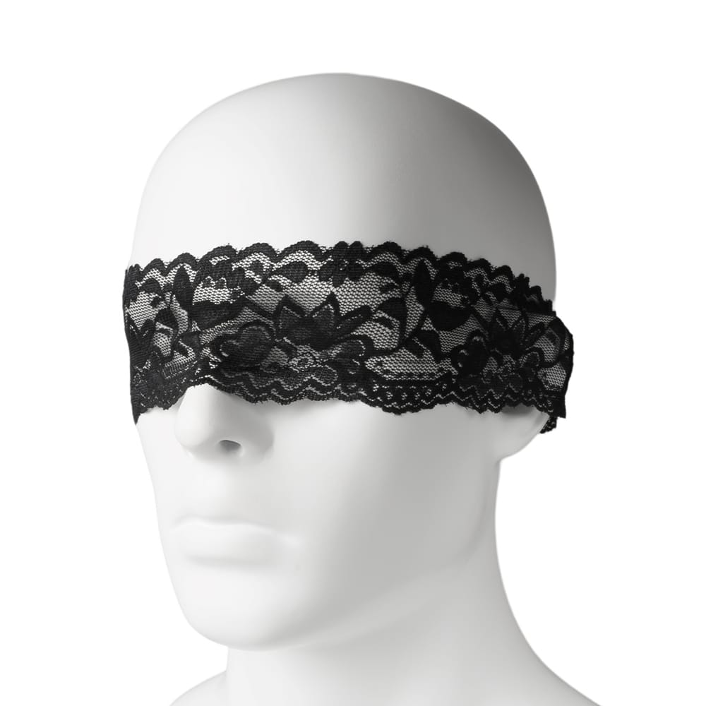Sexy Black Lace Mask - Image 3